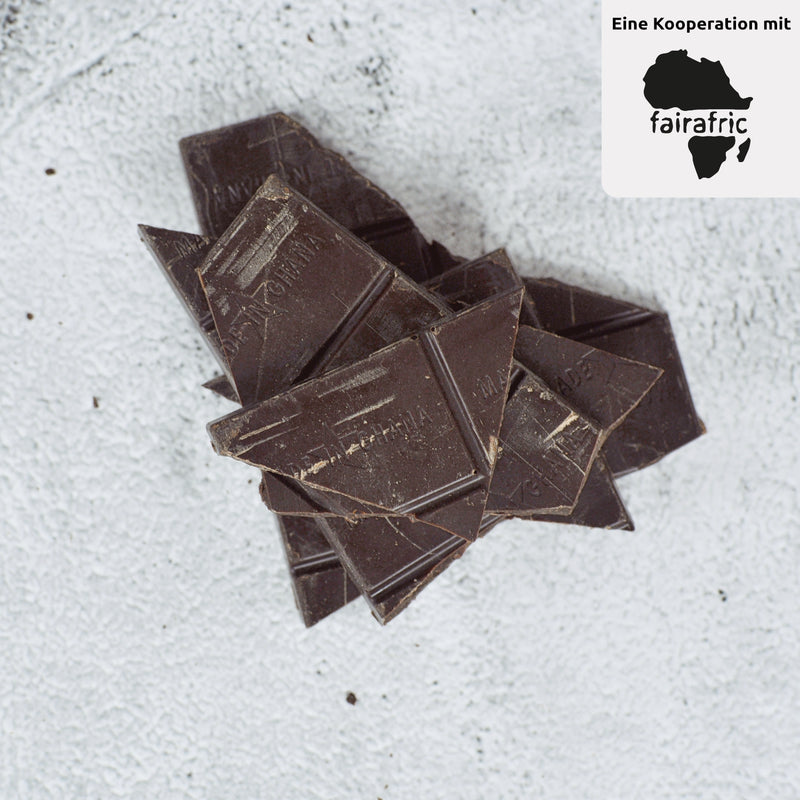 Bio Zartbitterschokolade Tigernuss & Mandel mit 70% Kakaoanteil