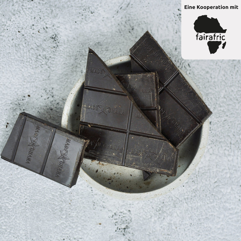 Bio Zartbitterschokolade mit 92% Kakaoanteil