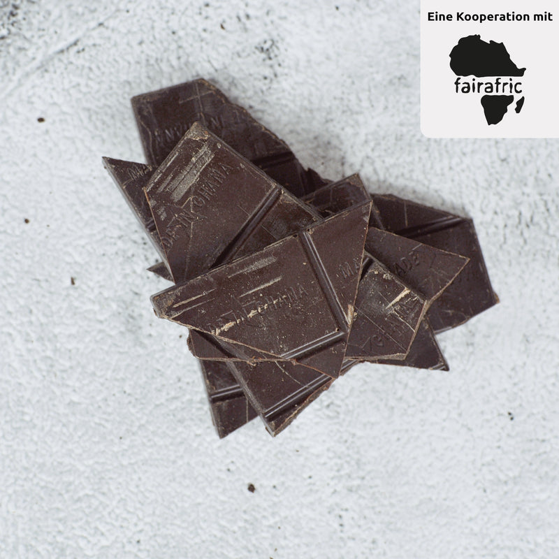 Bio Zartbitterschokolade Kakaosplitter mit 70% Kakaoanteil