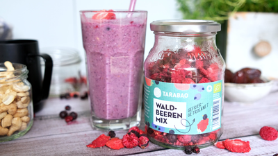 Schneller Beeren-Protein-Shake