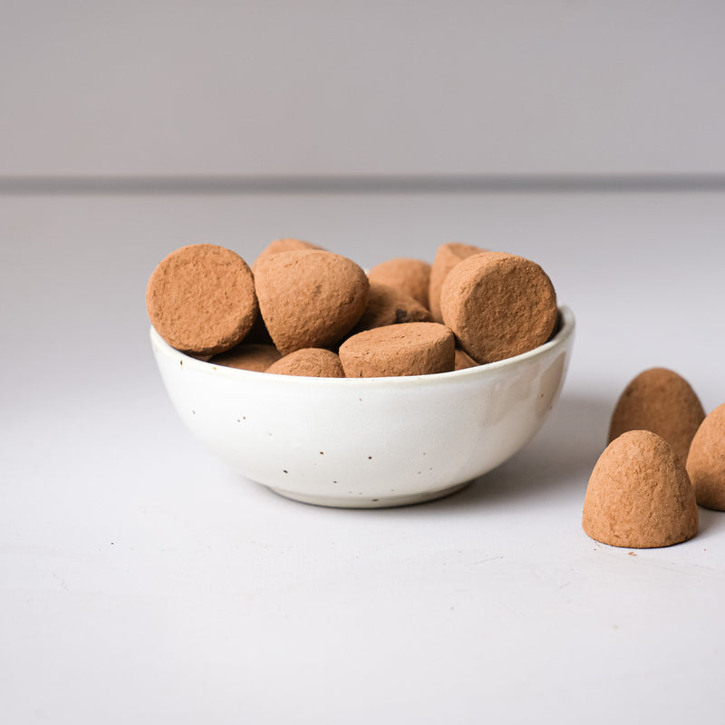 Bio cremige Trüffelpralinen