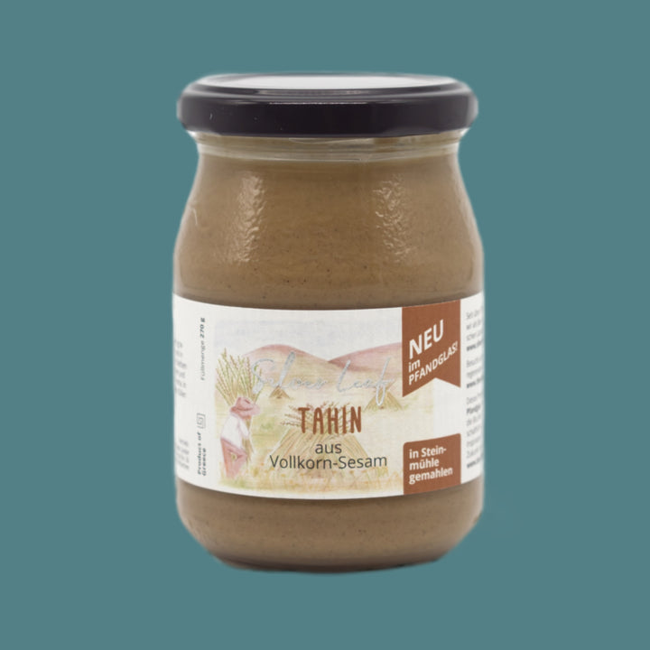 Bio Tahin traditionell gemahlen mit Sesam aus Griechenland I TARABAO