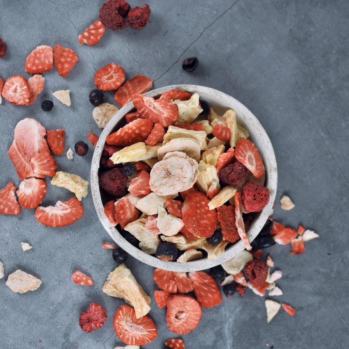 obstsalat aufbewahren Bio Obstsalat gefriergetrocknet online kaufen