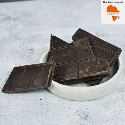 Bio Zartbitterschokolade mit 92% Kakaoanteil