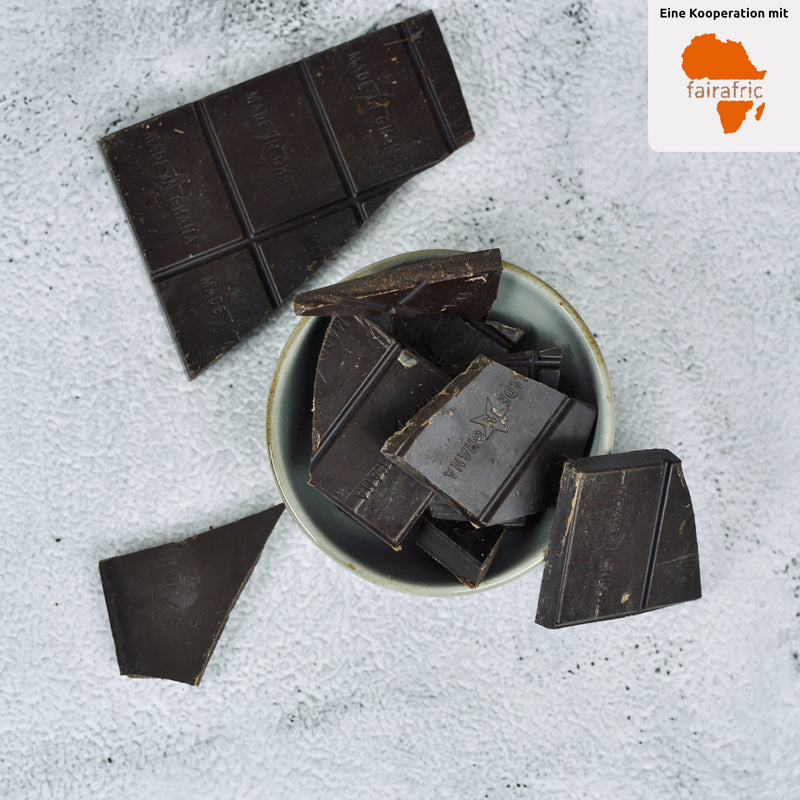 Bio Zartbitterschokolade Fleur de Sel mit 80% Kakaoanteil